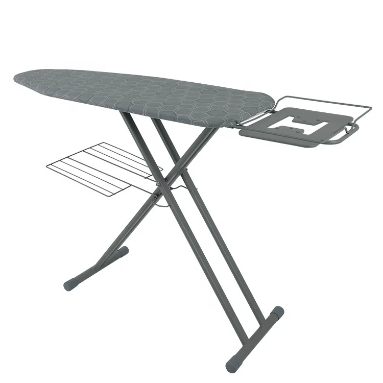 Metal Top Board Ten Levels Height Adjustment Folding Ironing Table Wholesale Accessories