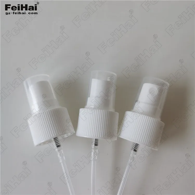 
Stock white plastic mist pump sprayer 