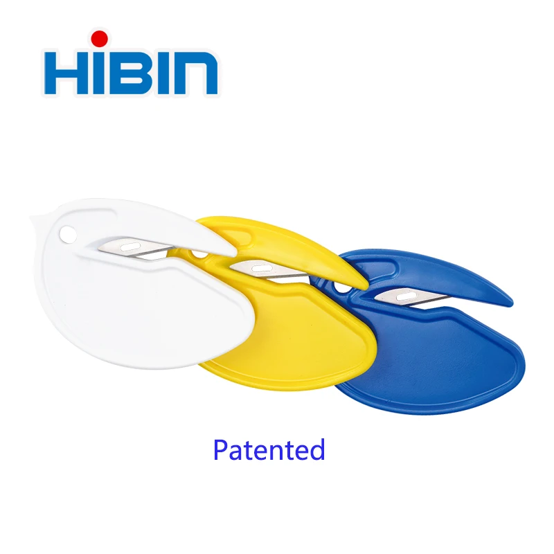 Safety Cutters Knives for boxes bags film plastic poly mask cutter HB8118