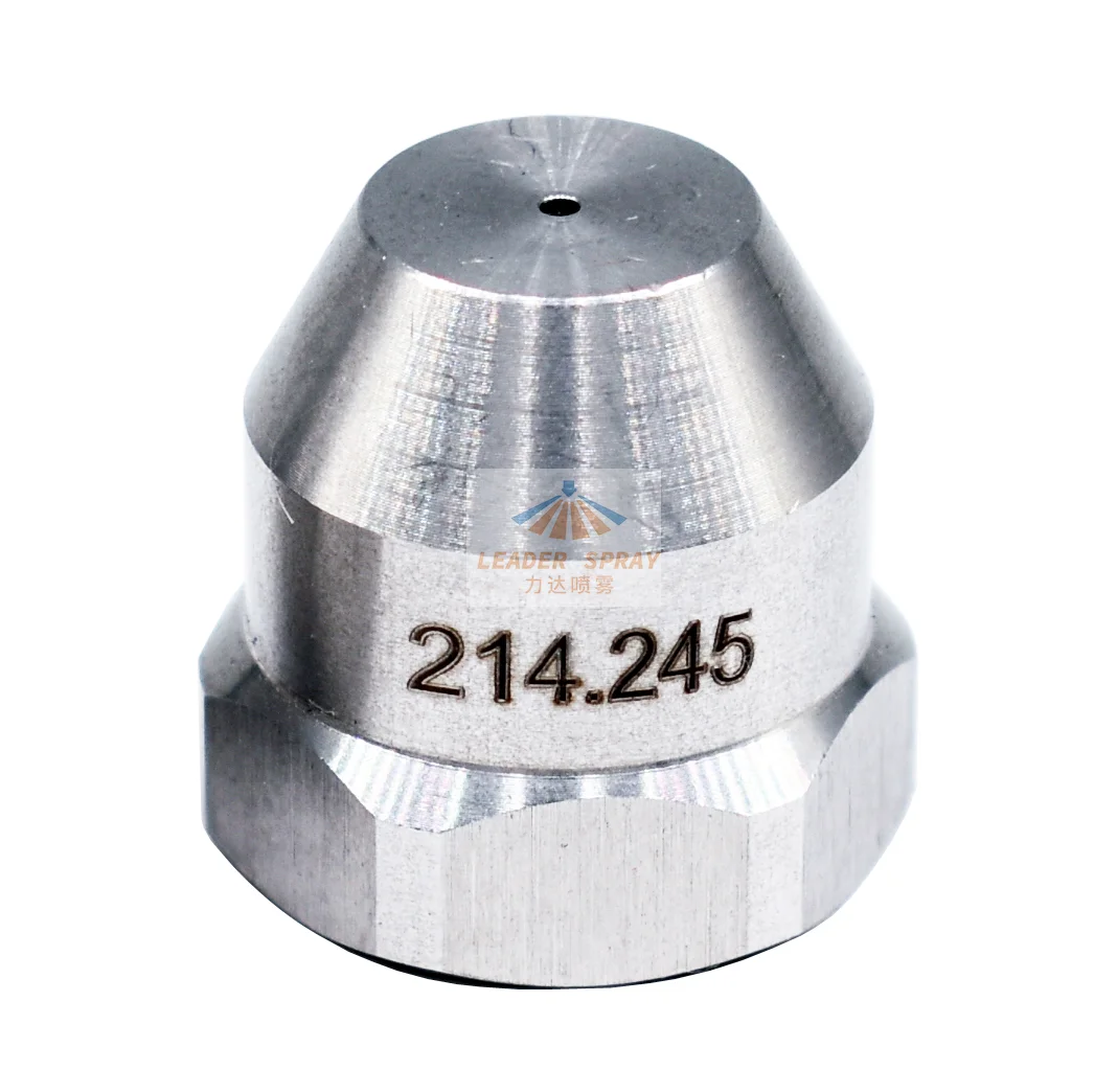 214.245 stainless steel brass flat angle chemical cooling quenching industrial wash humidification atomizing solid cone nozzle
