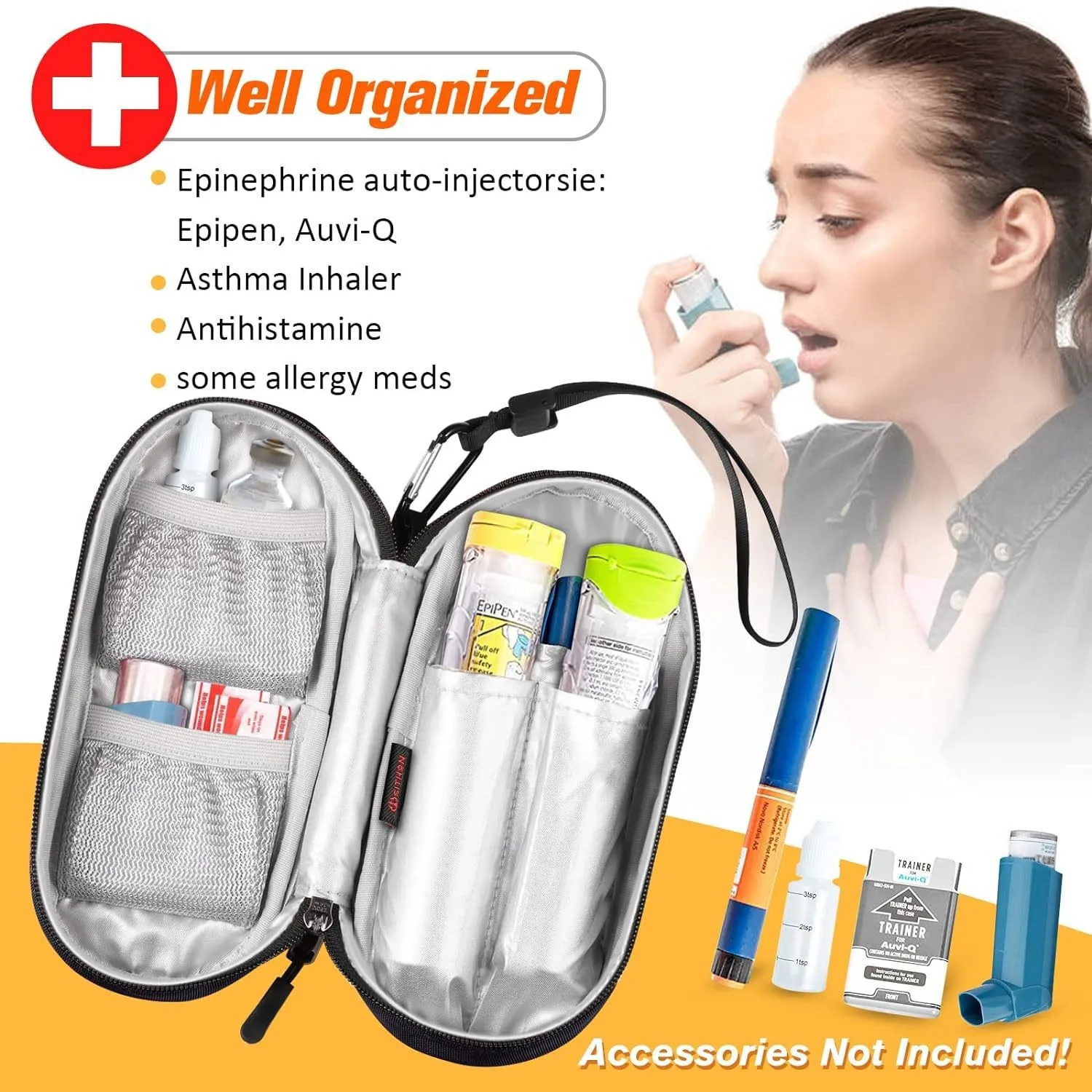 Insulin Cooler Travel Case Diabetic Travel Bag for Insulin Pens Small Insulated Carrying Case