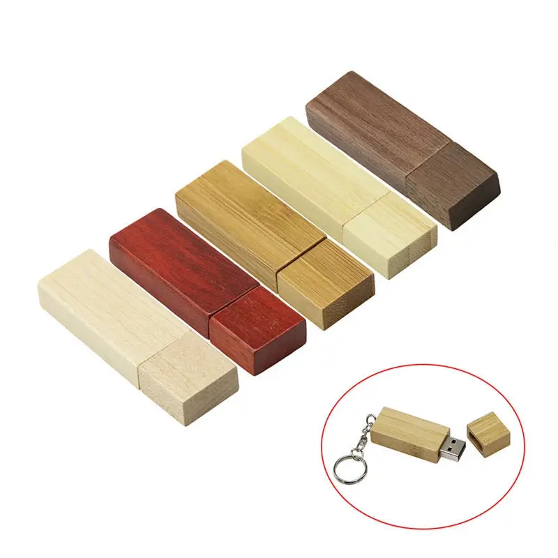 Custom Logo Wooden USB 2.0 3.0 Flash Drive Thumb Drive Storage Stick Pen Drive Pendrive 8gb 16gb 32gb 64gb 128G Memorias USB Key