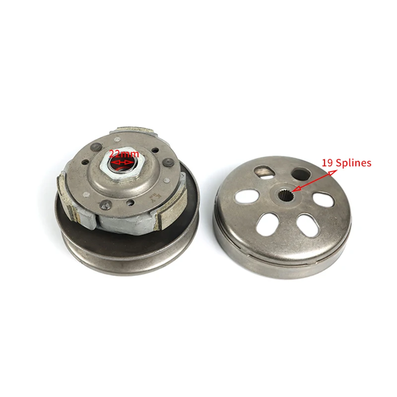 Small Motorcycle Engine Parts Driven Wheel Rear Clutch Assembly Kit For Scooter GY6 125cc/150cc