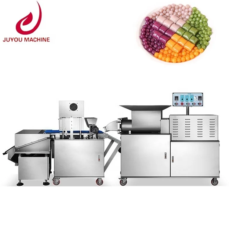 Customized electric pearls paste automatic brown sugar tapioca pearl forming manufacturing machine
