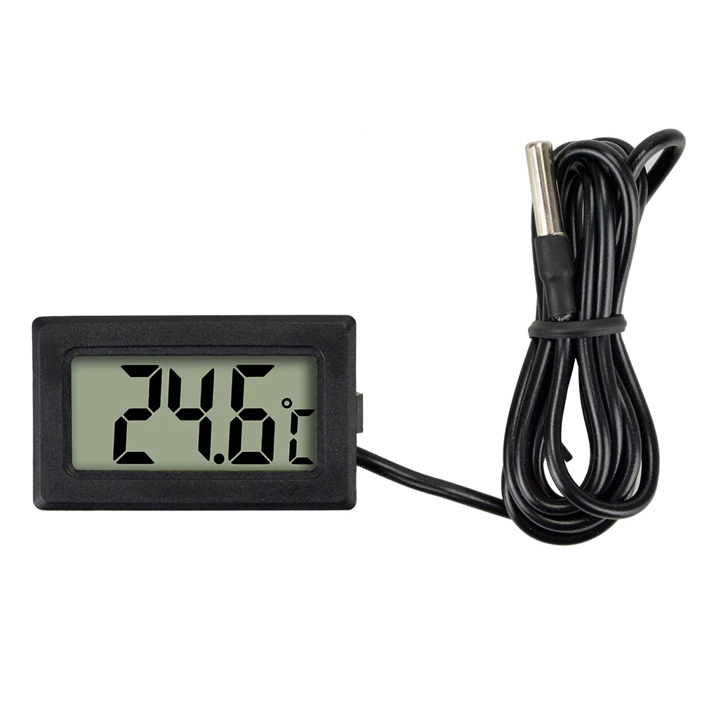Mini digital thermometer TPM-10 with waterproof Meter Sensor Wire electronic for refrigerator fish tank Indoor outdoor