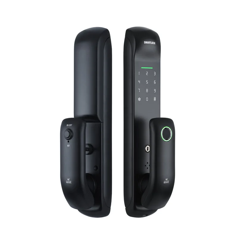 Smart Locks Full Automatic Wifi Control Tuya APP Free Handle Security Digital Smart Door Lock With Deadbolt