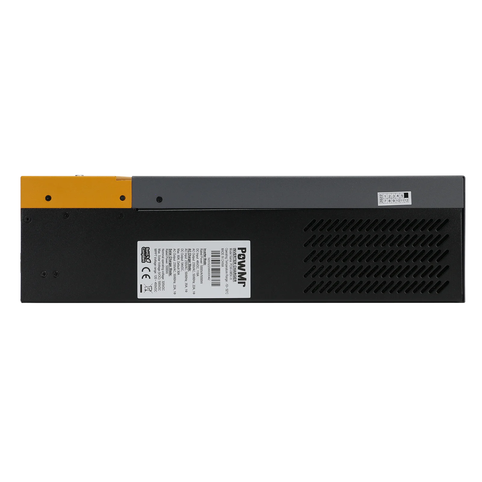 Инвертор PowMr Voltronic VM III 5 ква кВт 48 В 230 переменного тока 3 24 80 А MPPT солнечное зарядное устройство гибридный