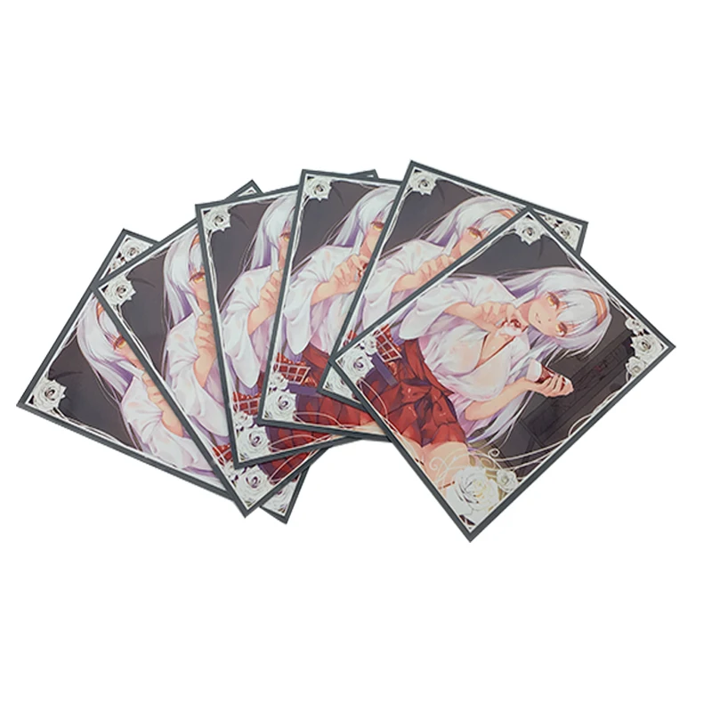 Board Game Anime Art Sexy girl sleeves Trading Card Protector Yugioh Mtg Sleeves