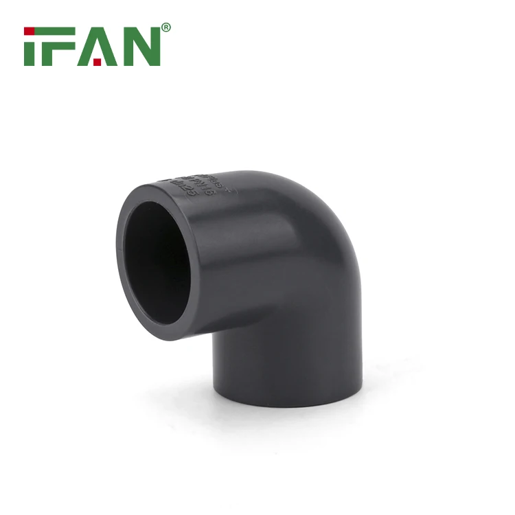 IFAN GB Standard PVC Water Thread Pipe Connector 20mm-110mm Equal Elbow UPVC Fittings