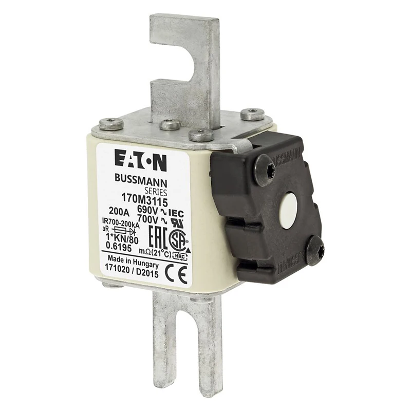 200A 690V Specialty Fuses 170M3115 Bussmann Fuse High Speed Square Body Fuse