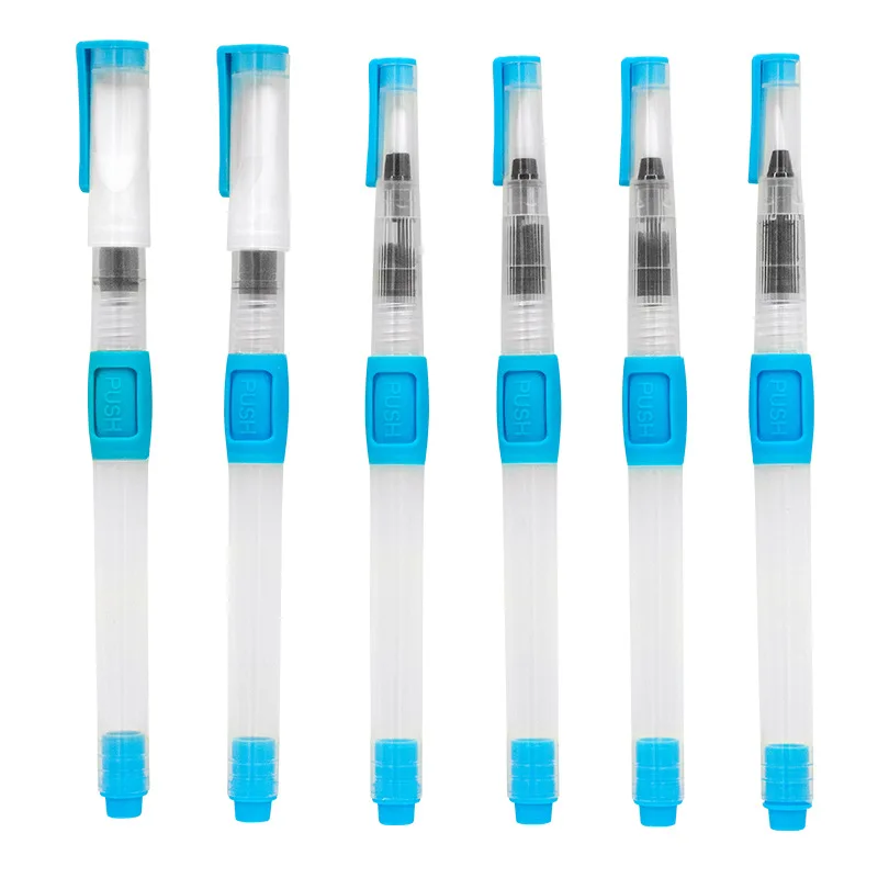 BESTLINE Water Supply Brush Pen Solid watercolor fountain pen Irrigation painting brush tip flat head pen with Soft Nylon hair