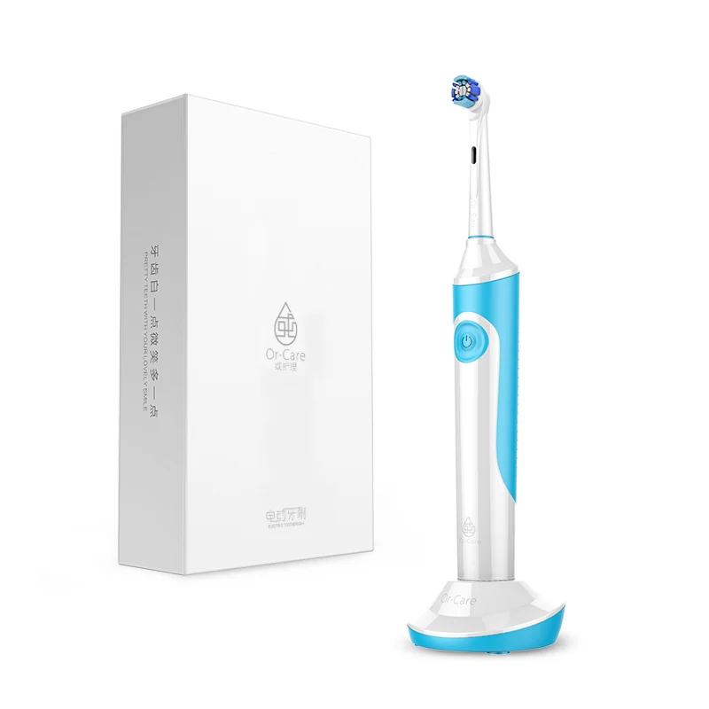 Baolijie SN12 оптовая продажа от китайского производителя Поворотная звуковая перезаряжаемая Вращающаяся круглая электрическая зубная щетка