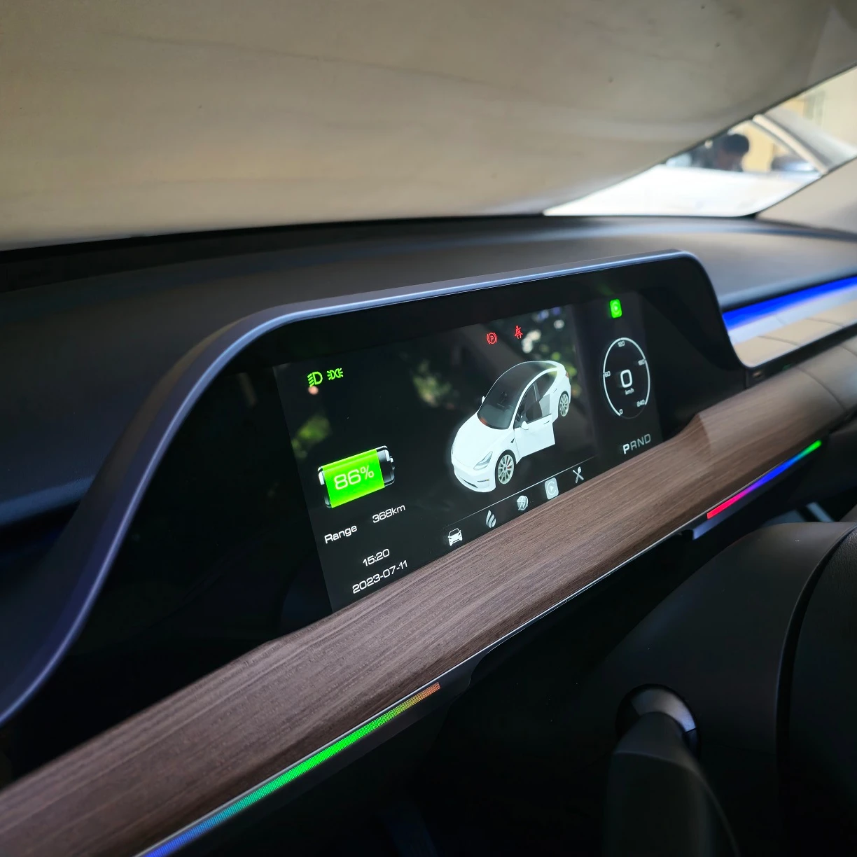 Car 10.25 inch Dashboard Display Linux OS Navigation  For Tesla Model 3/Y Wireless Apple CarPlay