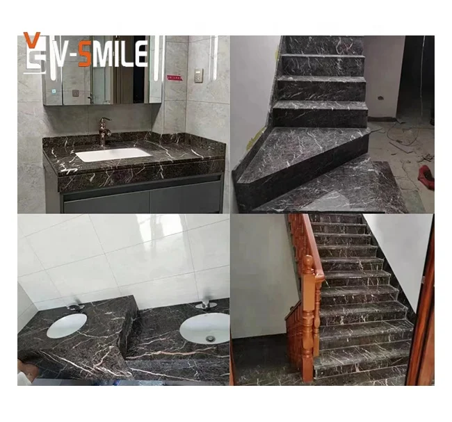 Hangzhou Chinese Polished China Grey Wall Slabs & Floor Covering Tiles Hang Ash Stair