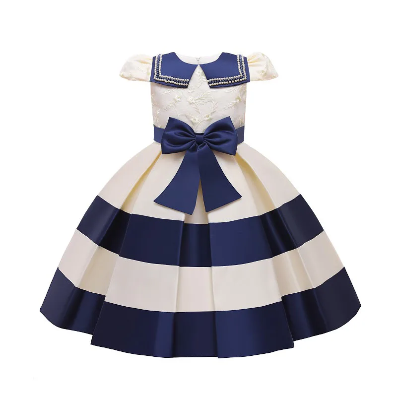 High quality Hot sale Frock Dress Up Birthday Party Kids Children 1st Anniversary Evening Flower girls Dress