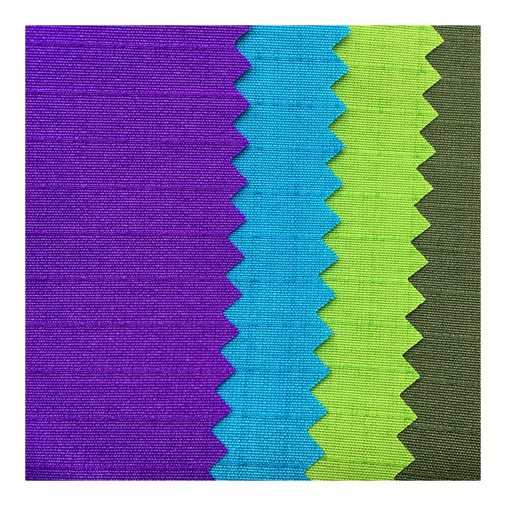 100% nylon taslan ripstop fabric with pu coated