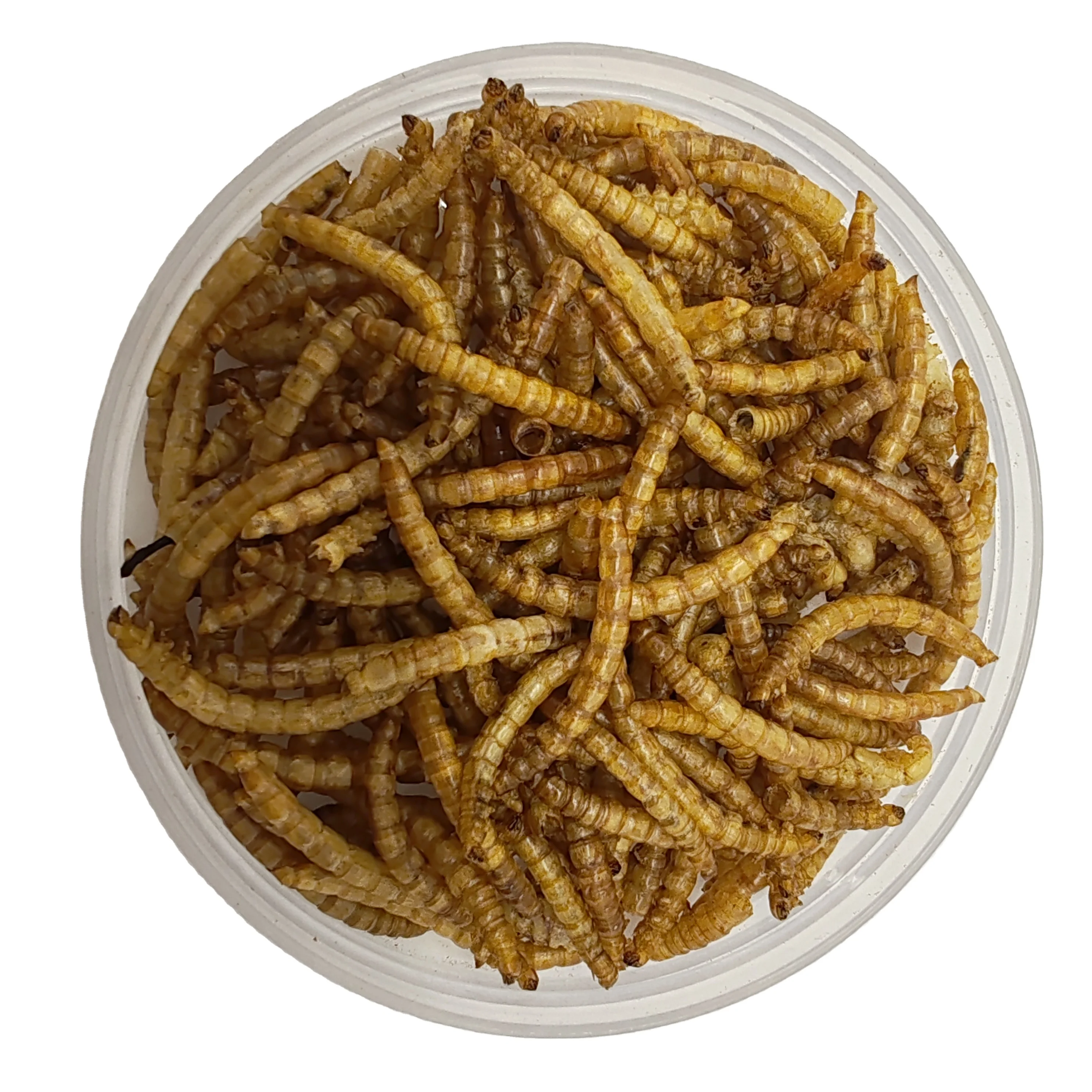 Поддерживает высококачественные сушеные мучные черви с высоким питанием и содержанием белка для птиц