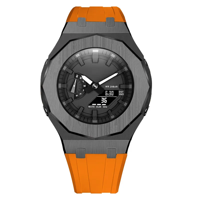 Fit for g shock ga2100 ga2110 mod metal stainless steel watch strap and watch case delt replacement accessories wholesale