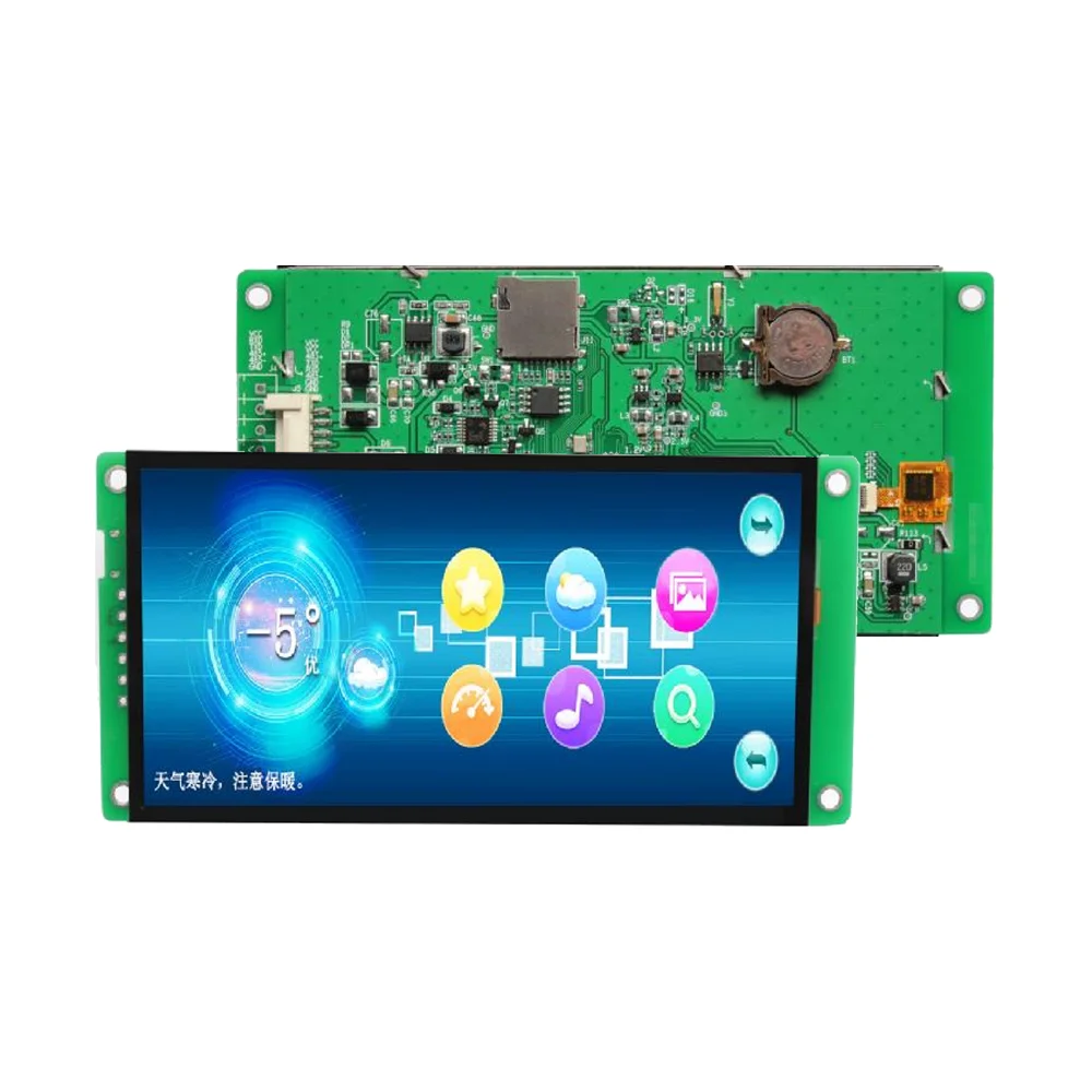 TDO 5.0 inch touch display IPS HMI Screen UART Serial TFT LCD display Module with RS485/ RS232/ TTL Interface
