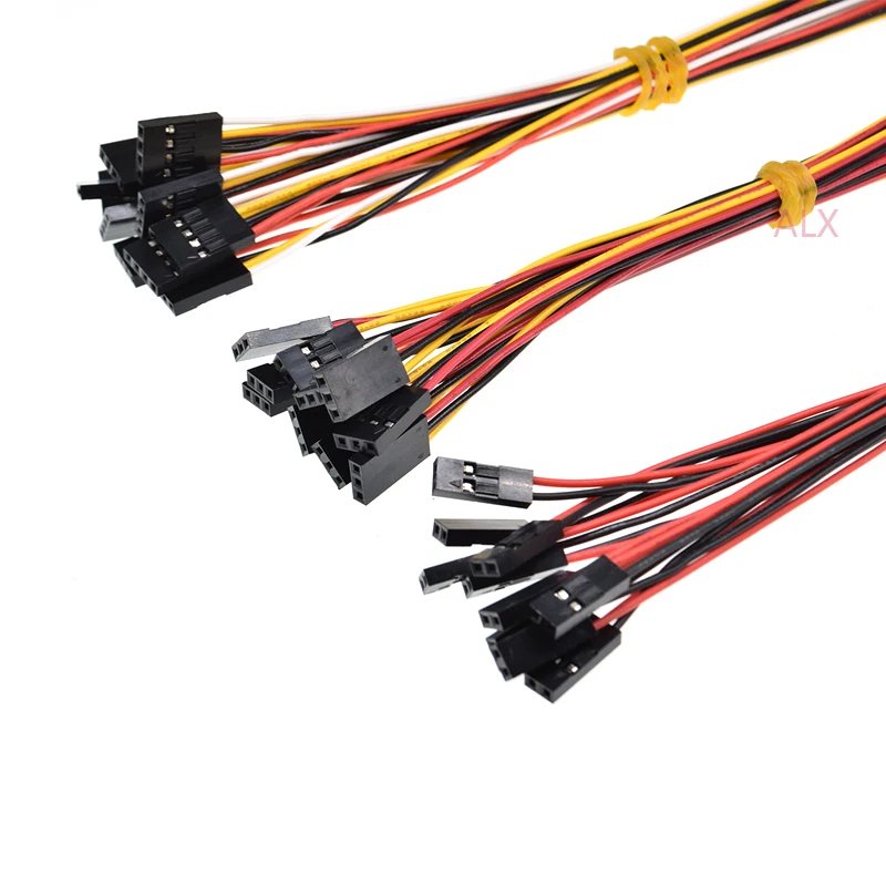 1/2/3/4/5/6/7/8/10P F-F Dupont Wire Line Jumper Cables 20CM 2.54MM PCB Arduino