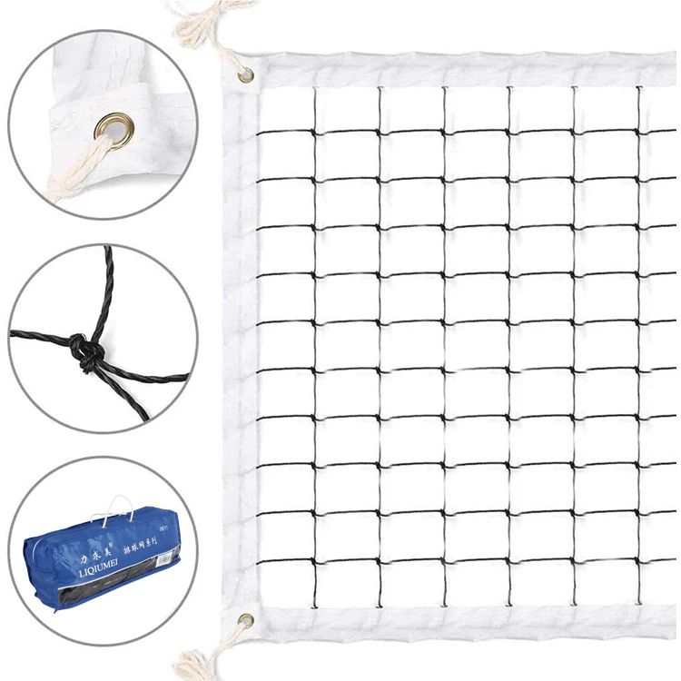 High quality outdoor backyard beach PE volleyball net for
