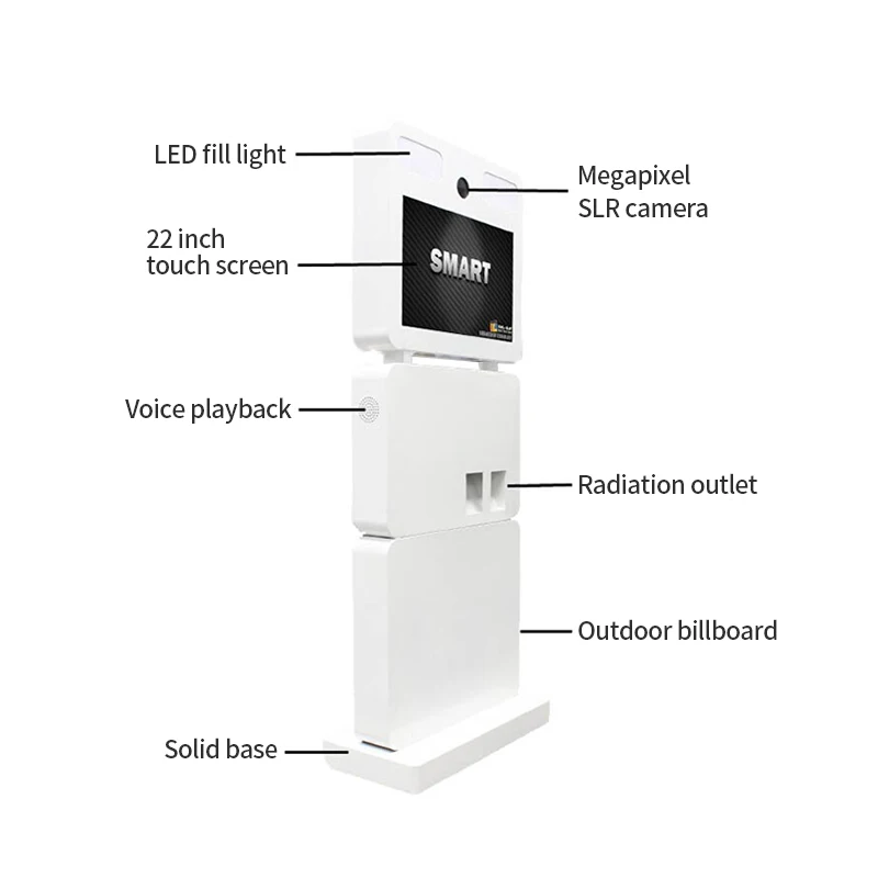 Wholesale Price Touch Screen Photo Booth Machine For Wedding Part  Event Commercial Business Kiosk