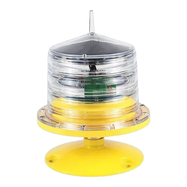 Elevated Wireless Airfield Visual Navigation Led Solar Airport runway light