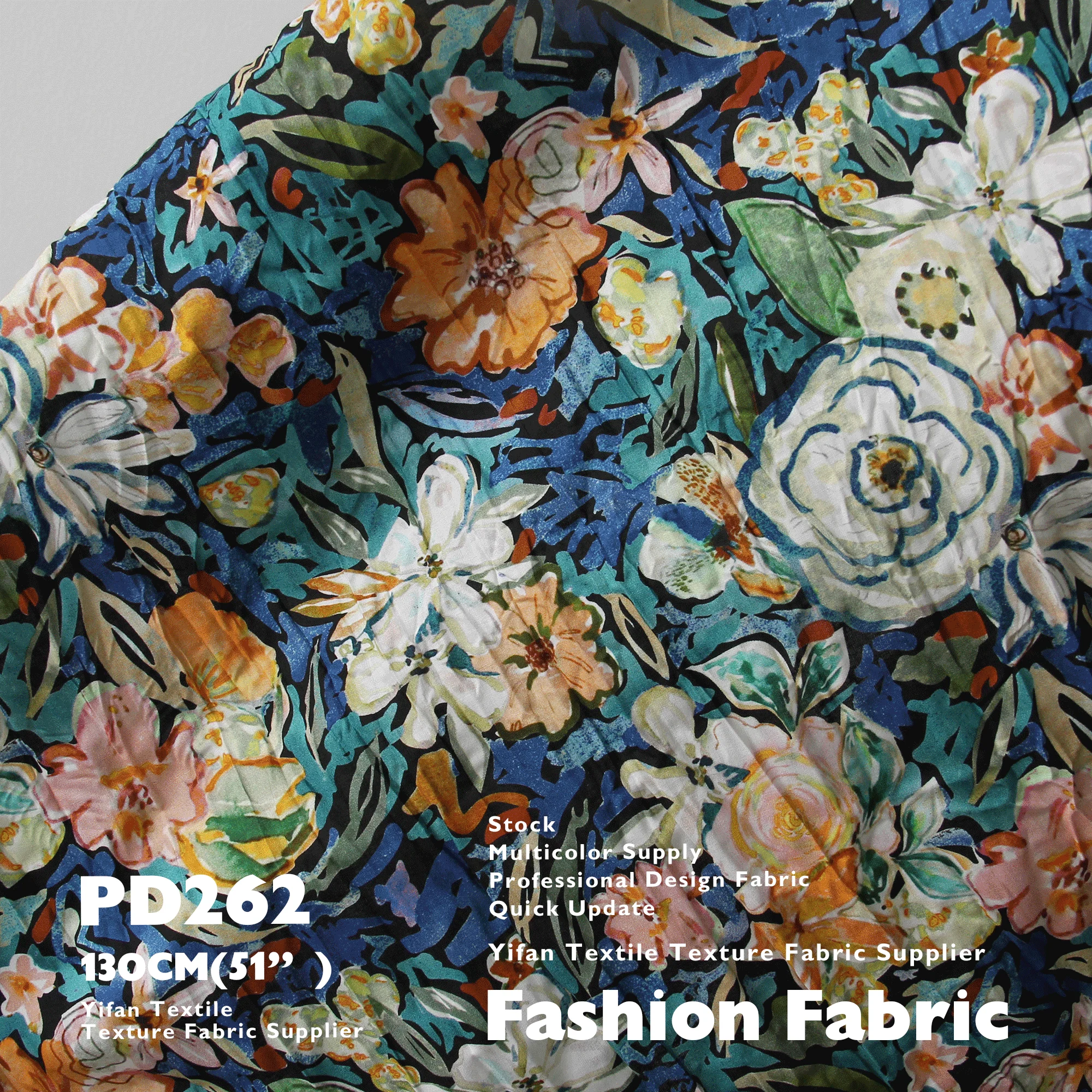 New Arrival Floral Printed Fabrics Tana Lawn Liberty London painting 100% Cotton Fabric For Garment Shirt Dress Kids Pants Suit