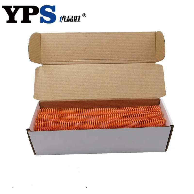 A4 B5 size High Quality Metal Spiral Binding Coil  Steel spiral coil  single Wire O of stationery box notebook binding