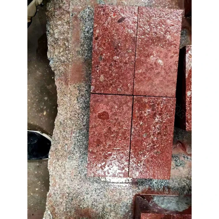 Newstar Large Quantity Red Granite Curb Stone Curbstones Kerb stone Kerbstone with Low Prices