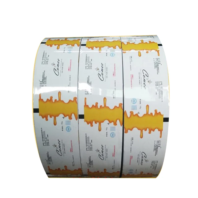 Ламинированная пластиковая рулонная пленка ПЭ упаковка матовая цветная печатная из фольги Alu для кофе рулон пленки