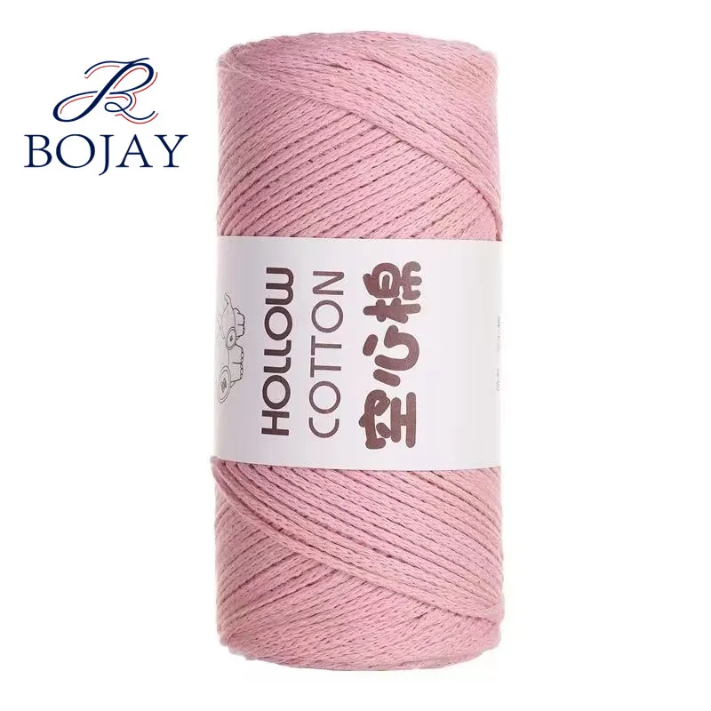 Bojay New Crochet Yarn,  150g Ball 150 Meters long with 2mm Thickness 100% Hollow Cotton Yarn