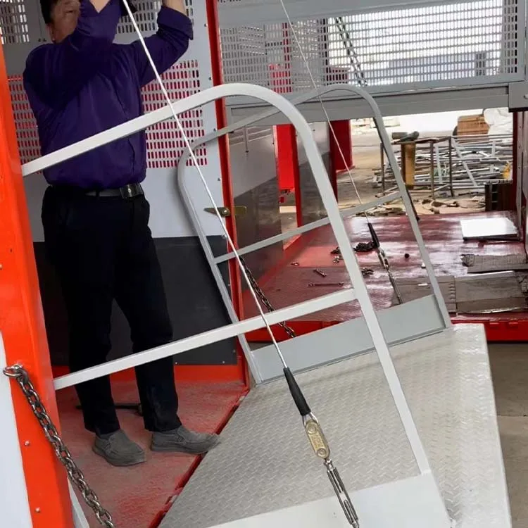 China Construction Passenger And Material Hoist Building Elvator Hoist Rack And Pinion Elevator