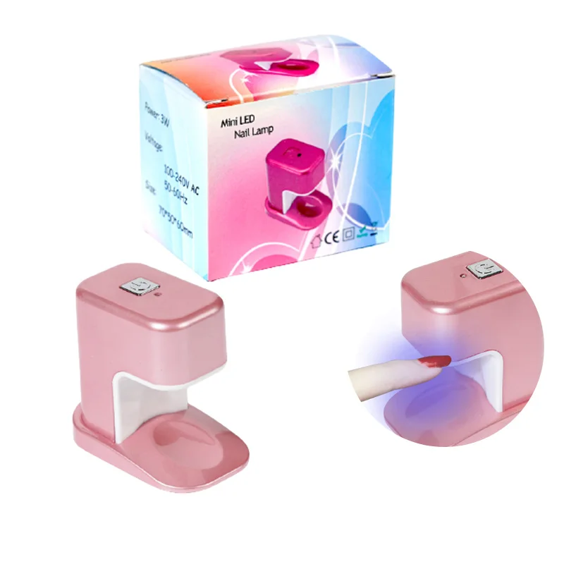 3W Phototherapy Machine Nail Tools USB Color Mini Quick-drying Single Finger Small Portable Nail Lamp Easy To Use