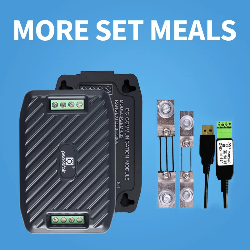 PZEM017 12V 300V Voltmeter Ammeter RS485 Modbus Current Power Acquisition Power Monitoring Module Electric Watt Meter
