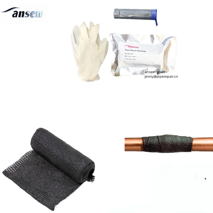 Water-activated resin Tape fiberglass Glass used for industrial pipe repair and reinforcement pipe repair wraps