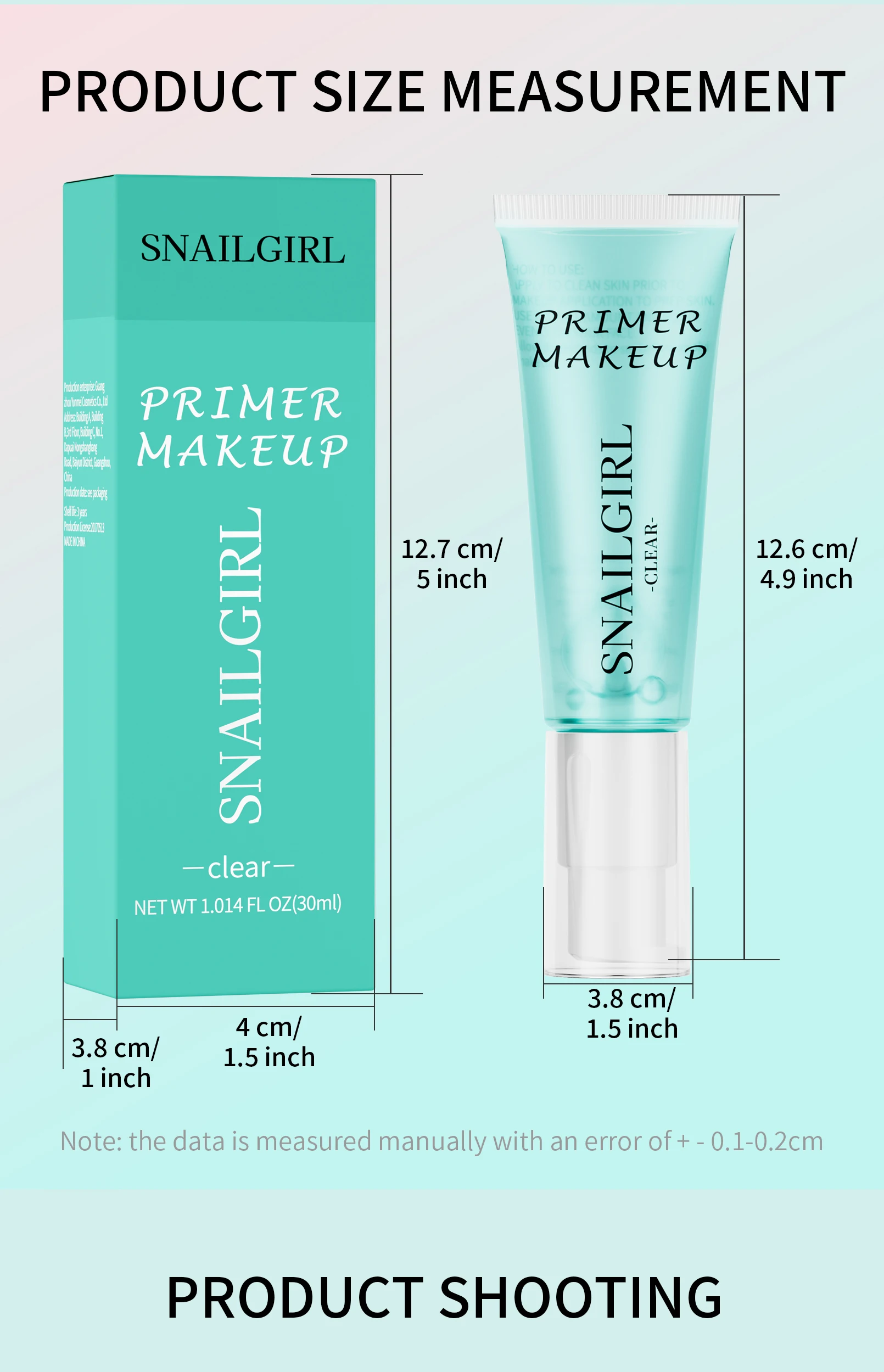 Facial make up primer maquillage hydrating healthy glow primer face serums no filterporeless base smoothing primer makeup