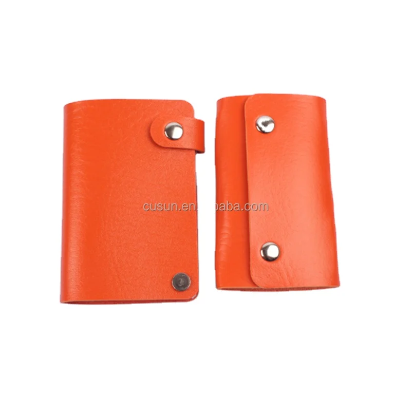 24 cards slim PU leather ID credit card case holder pocket case purse wallet