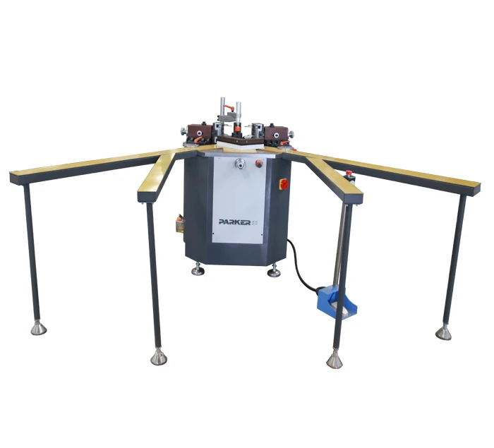 Aluminum door window pneumatic corner crimping machine