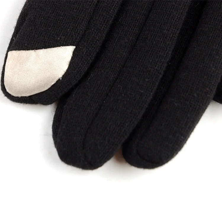 Keep warm Girl With diamond Not falling velvet gloves