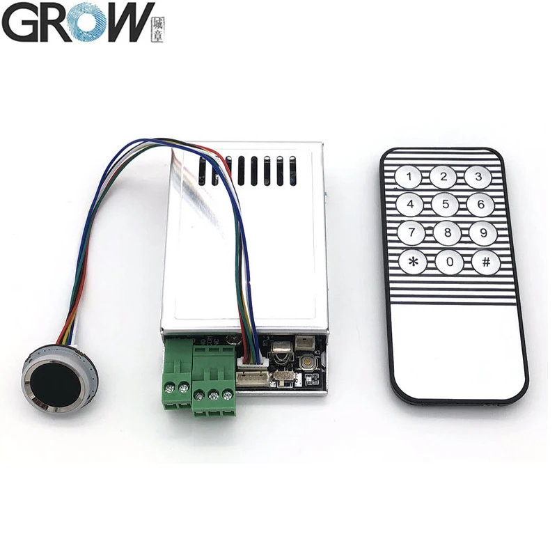  GROW K216 + R502-A круглый сканер отпечатков пальцев система контроля доступа по отпечатку пальца для двери