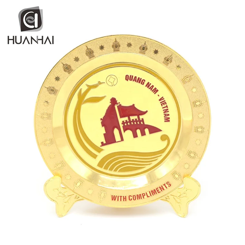 custom bulk stamping thin metal gold cool name plate manufacturer