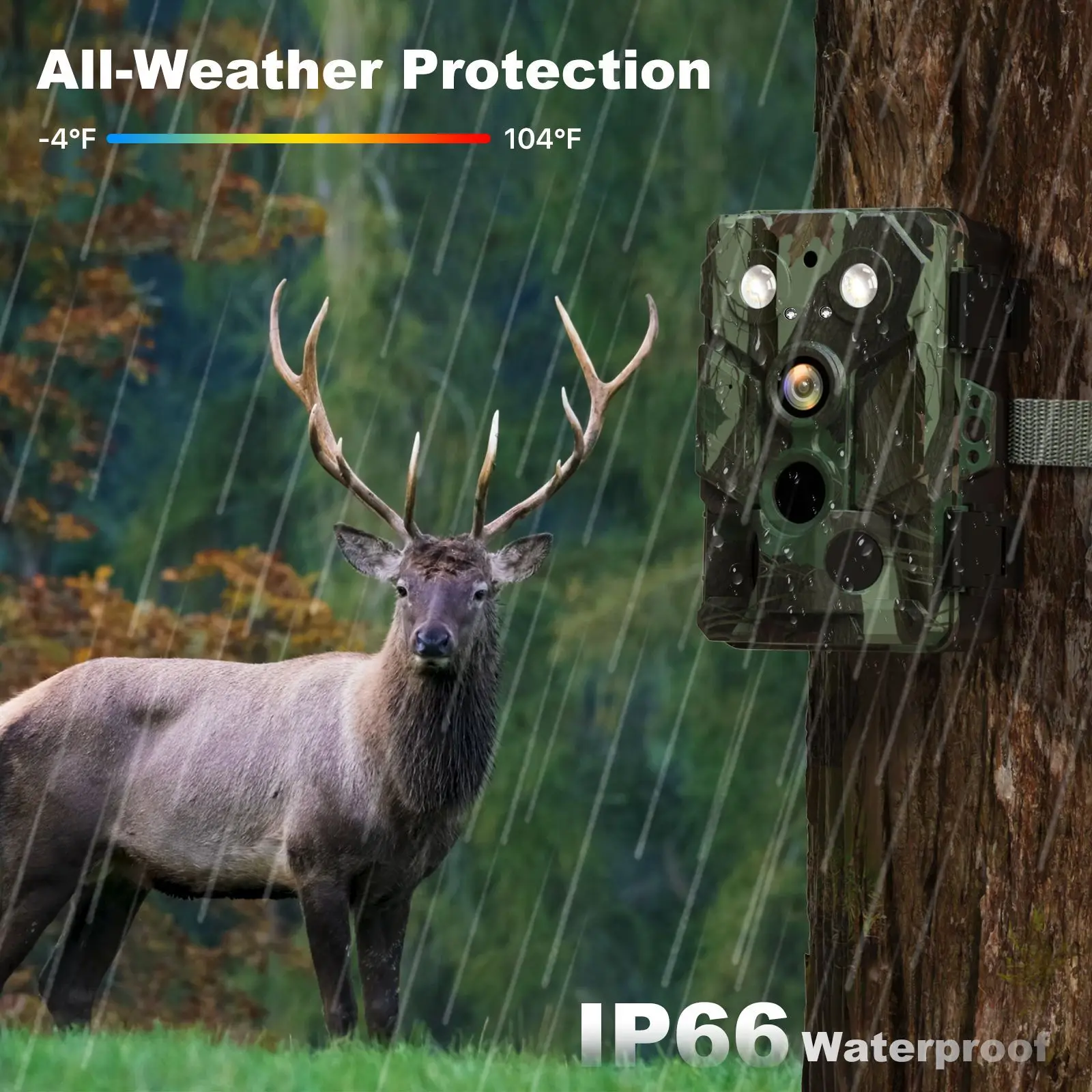 32MP HD hunting camera IP66 wild wireless outdoor camera for hunting,