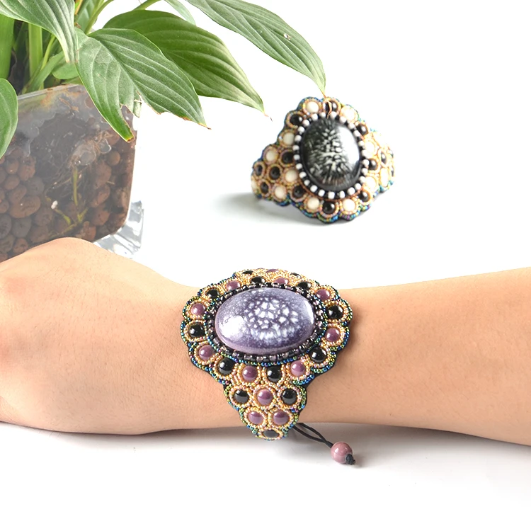 Cheapest Ceramic Beads art work  Horn Shape Beads colorful Porcelain Beads For Jewelry Making On Sale