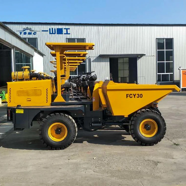 FCY30 4*4 wheel drive mini site dumper off road dump truck for construction use 4 Wheel Tipper Truck Mining Dump Truck for Sale