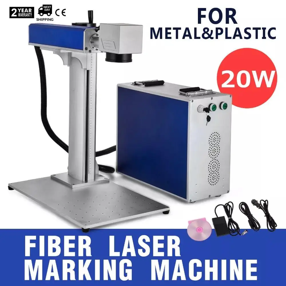 Vevor SIHAO popular 20w/30w/50w/100W autofocus fiber laser marking machine