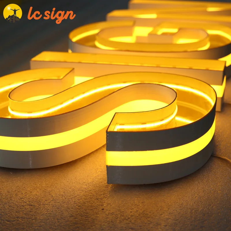 3D art advertising infinity mirror sign  Melaleuca mirror abyss mirror infinity neon letter sign