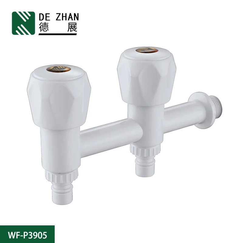 2 Way Bibcock Taps Plastic ABS Water Faucet Nozzle