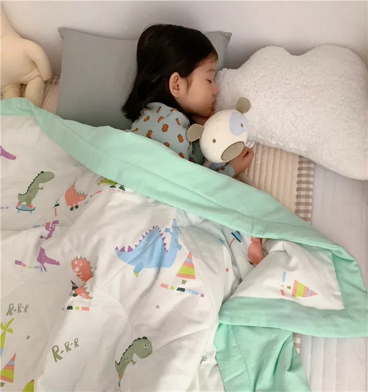 Super soft custom design comforter breathable cotton quilt cover sets