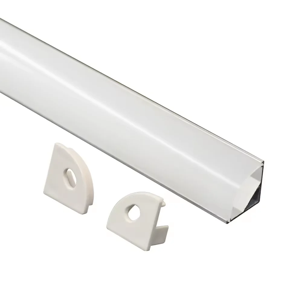 eSann 16x16mm Factory price wholesale 90 degree led aluminum corner profile for led strip light